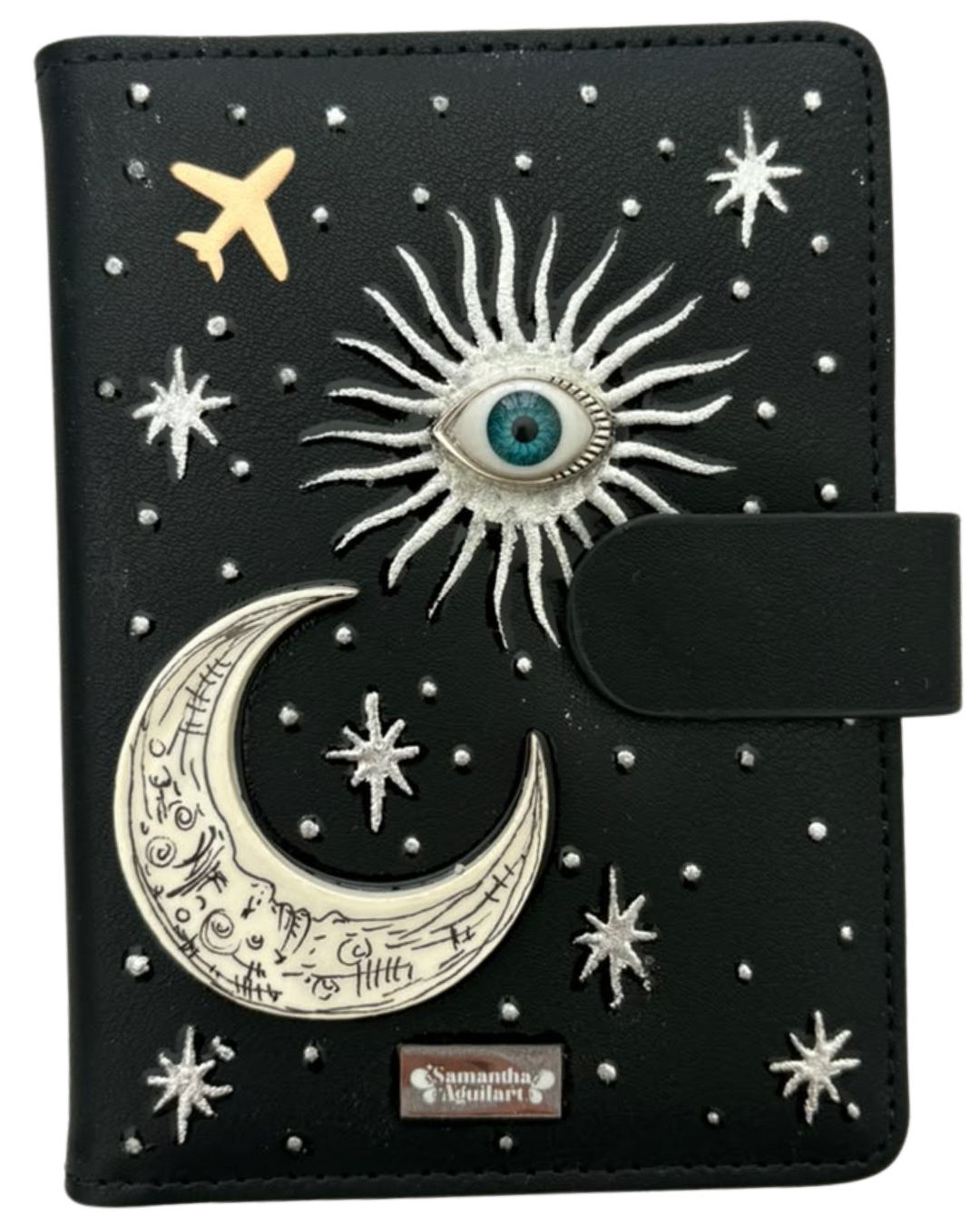 PORTA PASAPORTE ECLIPSE SILVER