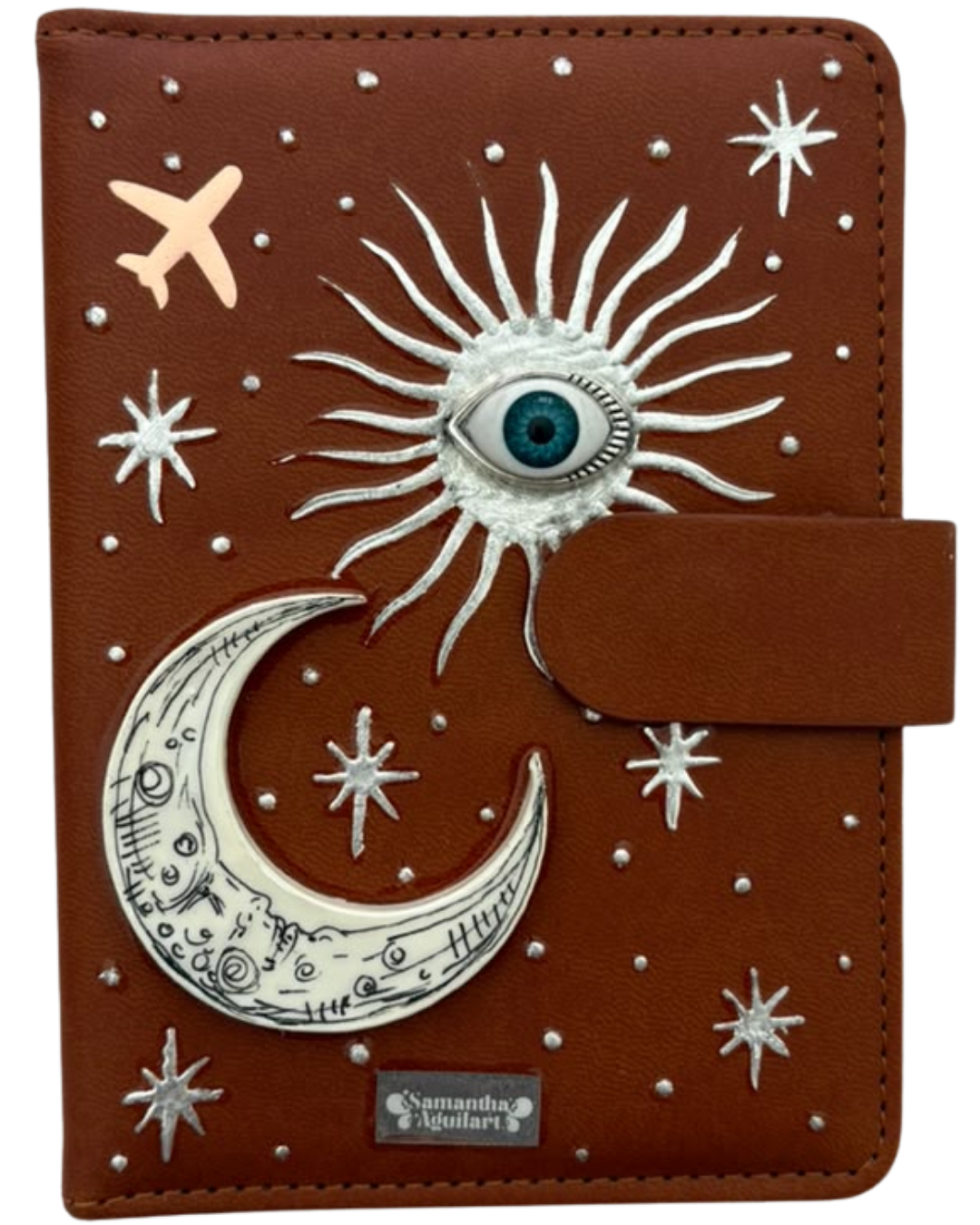 PORTA PASAPORTE ECLIPSE SILVER